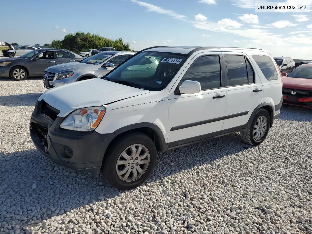 2006 Honda Cr-V Ex VIN: JHLRD68826C021547 Lot: 62739924