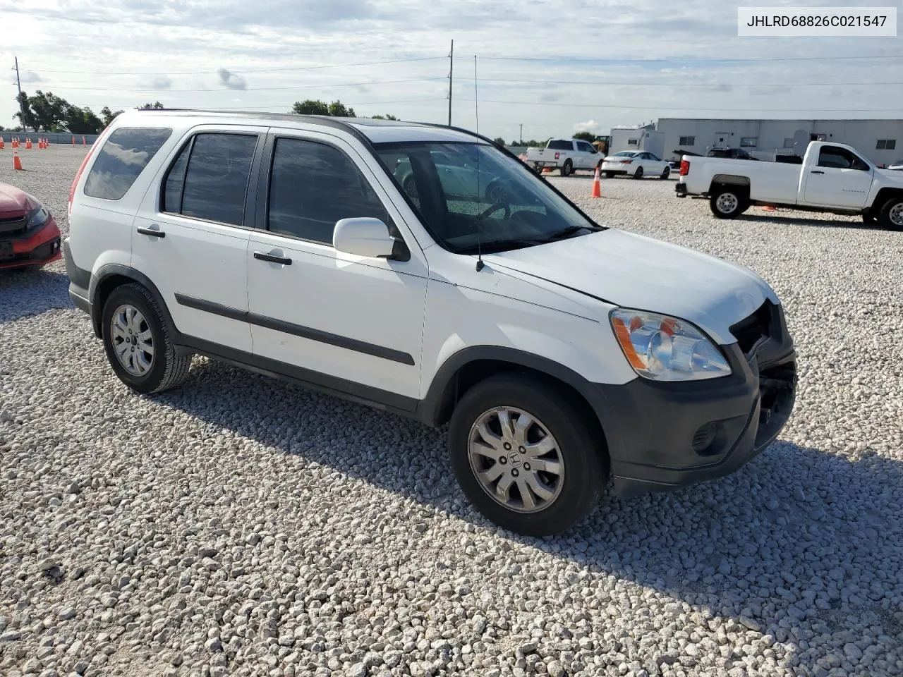 2006 Honda Cr-V Ex VIN: JHLRD68826C021547 Lot: 62739924