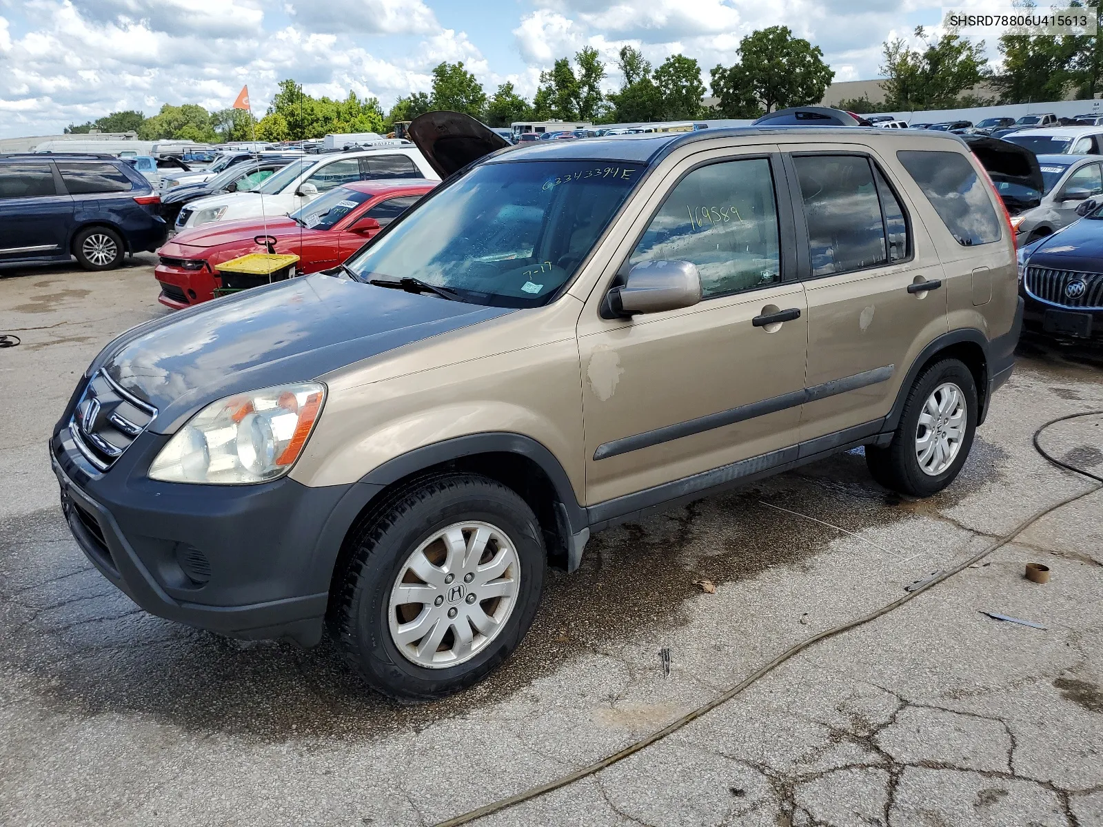 2006 Honda Cr-V Ex VIN: SHSRD78806U415613 Lot: 63343394