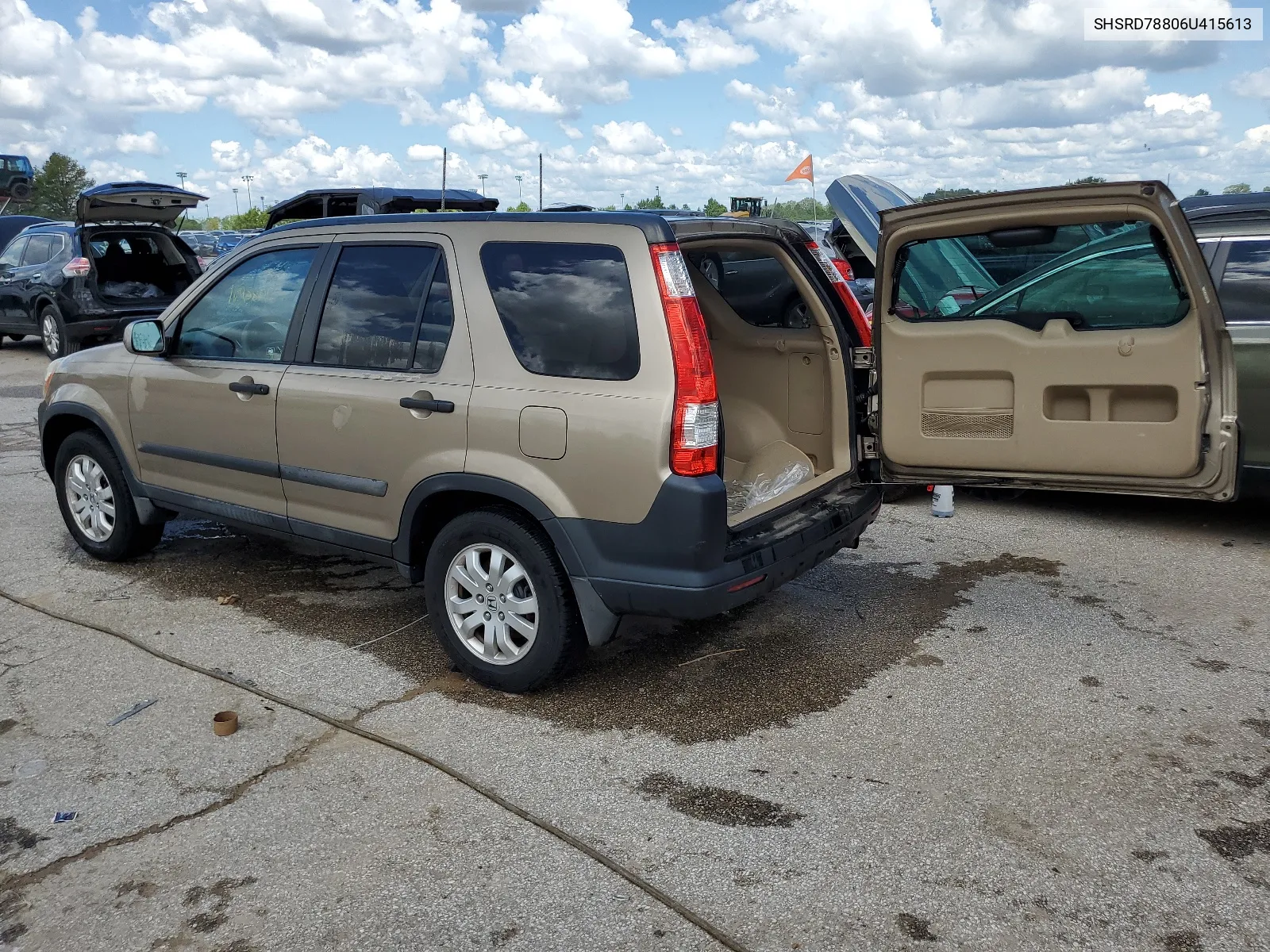 2006 Honda Cr-V Ex VIN: SHSRD78806U415613 Lot: 63343394