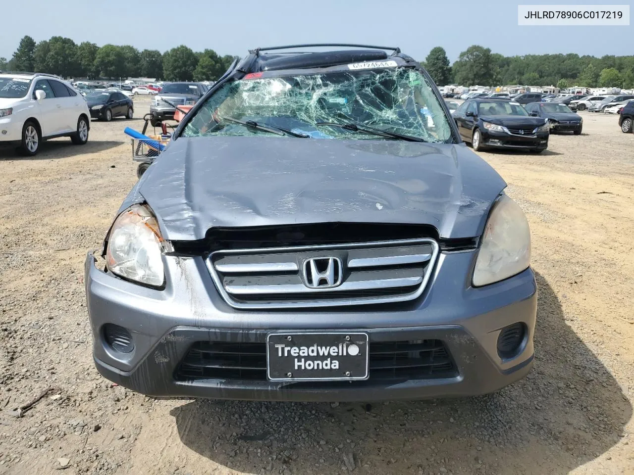 2006 Honda Cr-V Se VIN: JHLRD78906C017219 Lot: 65724644