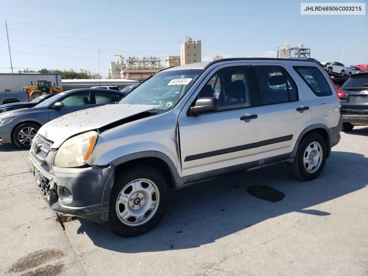 2006 Honda Cr-V Lx VIN: JHLRD68506C003215 Lot: 68364824