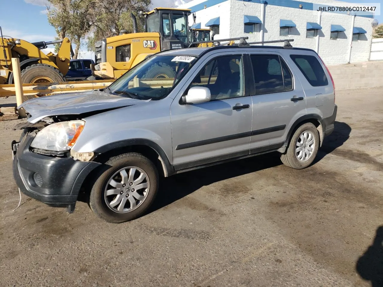 2006 Honda Cr-V Ex VIN: JHLRD78806C012447 Lot: 71503924