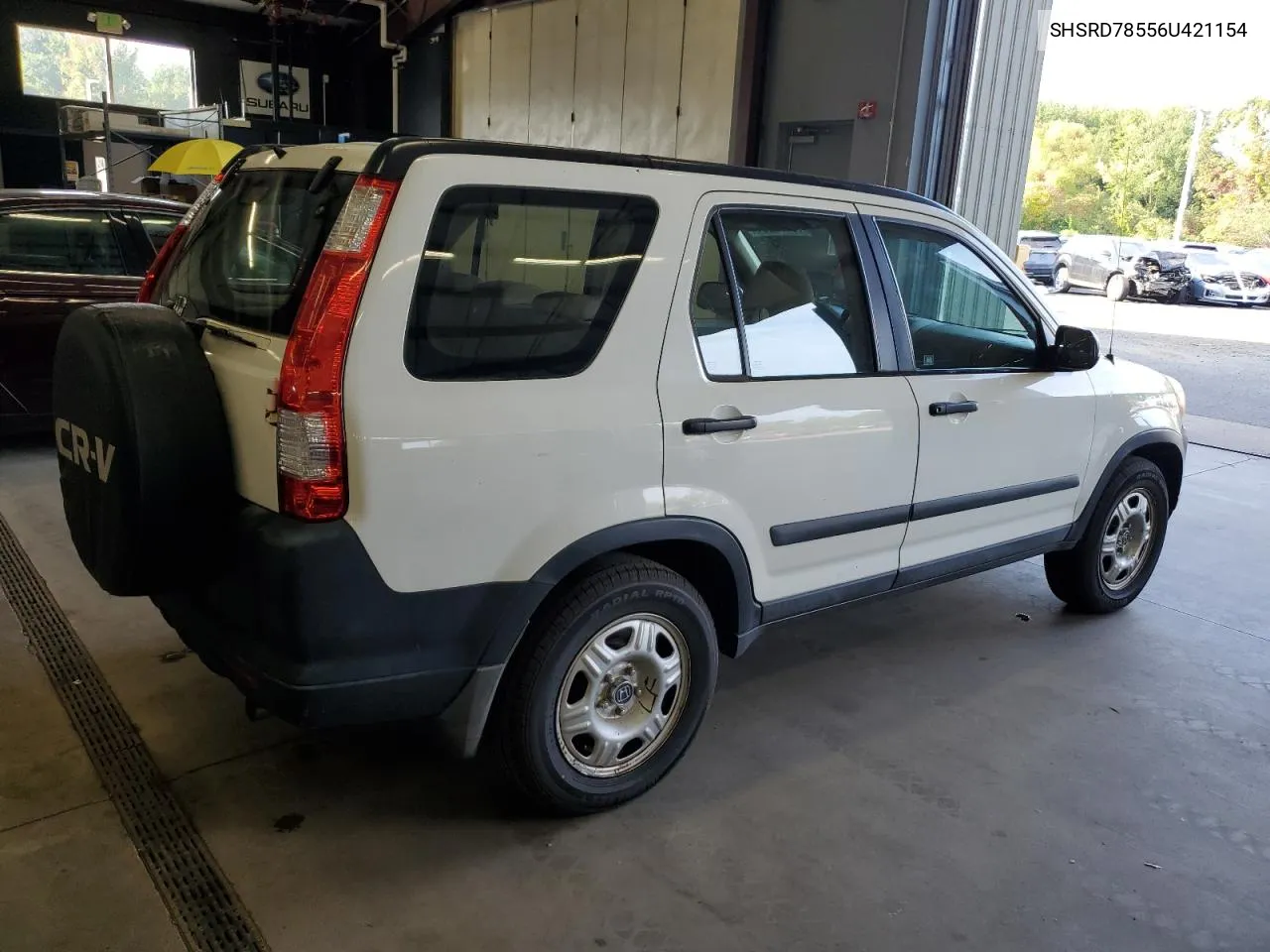 2006 Honda Cr-V Lx VIN: SHSRD78556U421154 Lot: 72391264