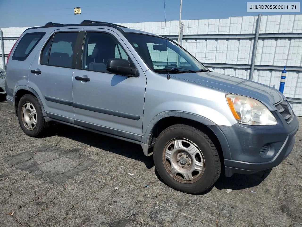 2006 Honda Cr-V Lx VIN: JHLRD78556C011171 Lot: 72995094