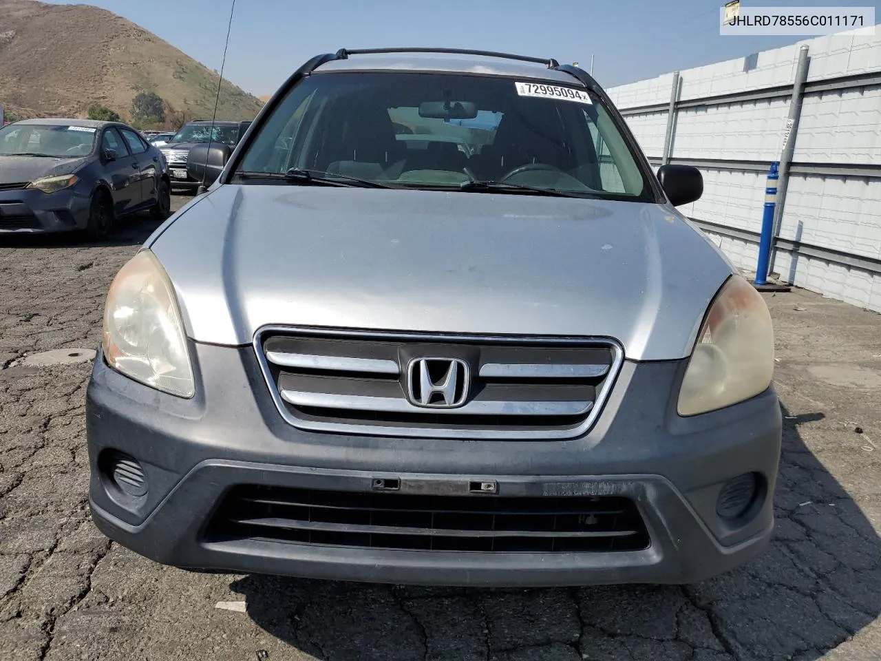 2006 Honda Cr-V Lx VIN: JHLRD78556C011171 Lot: 72995094