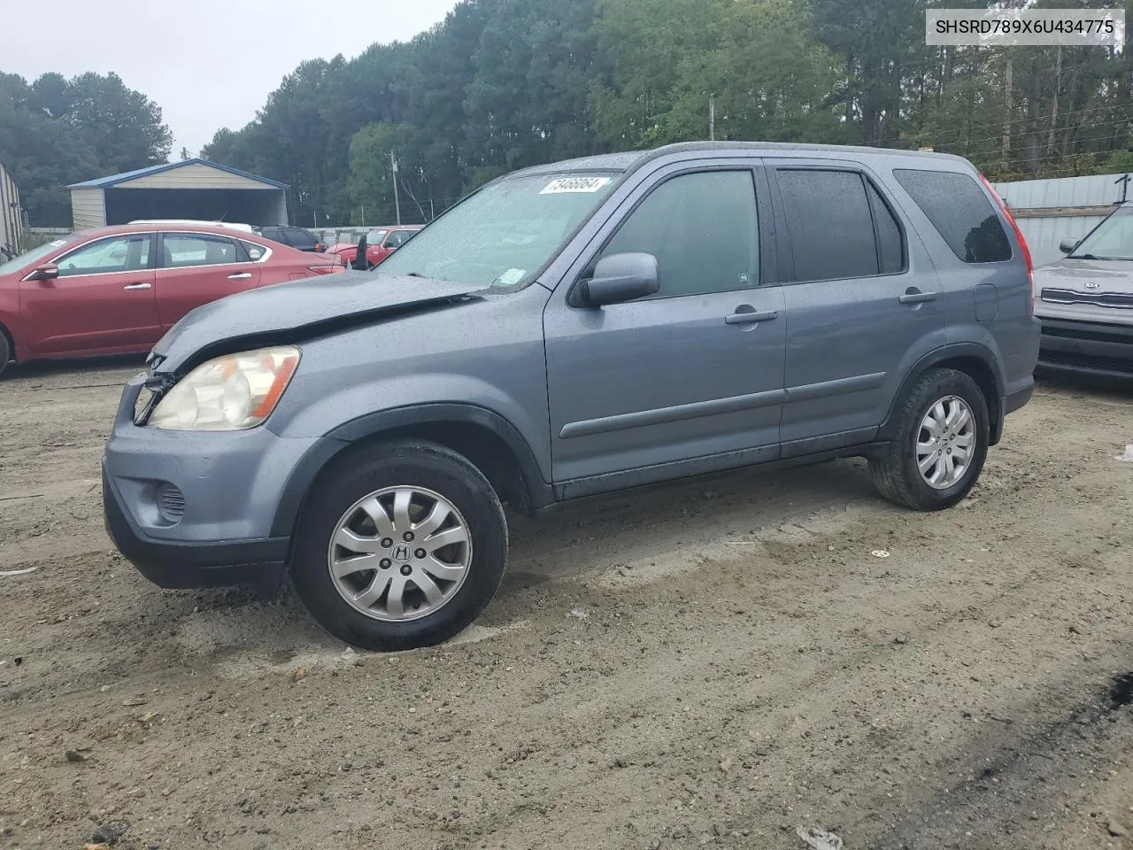 2006 Honda Cr-V Se VIN: SHSRD789X6U434775 Lot: 73466064