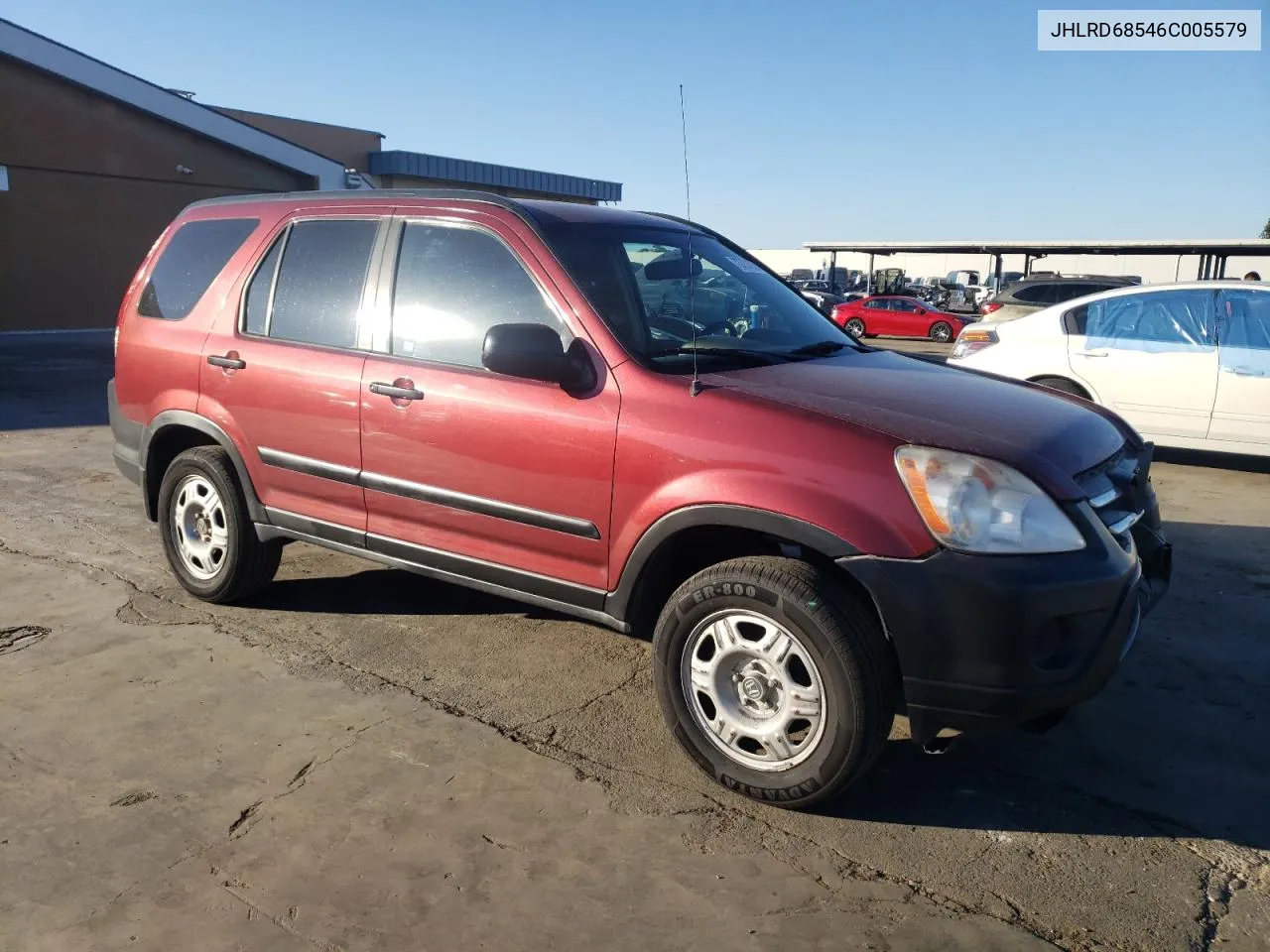 2006 Honda Cr-V Lx VIN: JHLRD68546C005579 Lot: 73731654