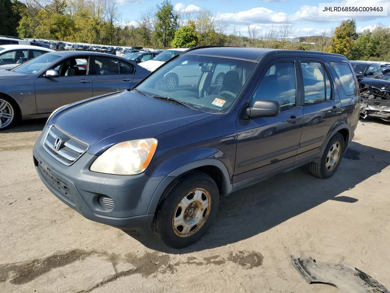 JHLRD68556C009463 2006 Honda Cr-V Lx