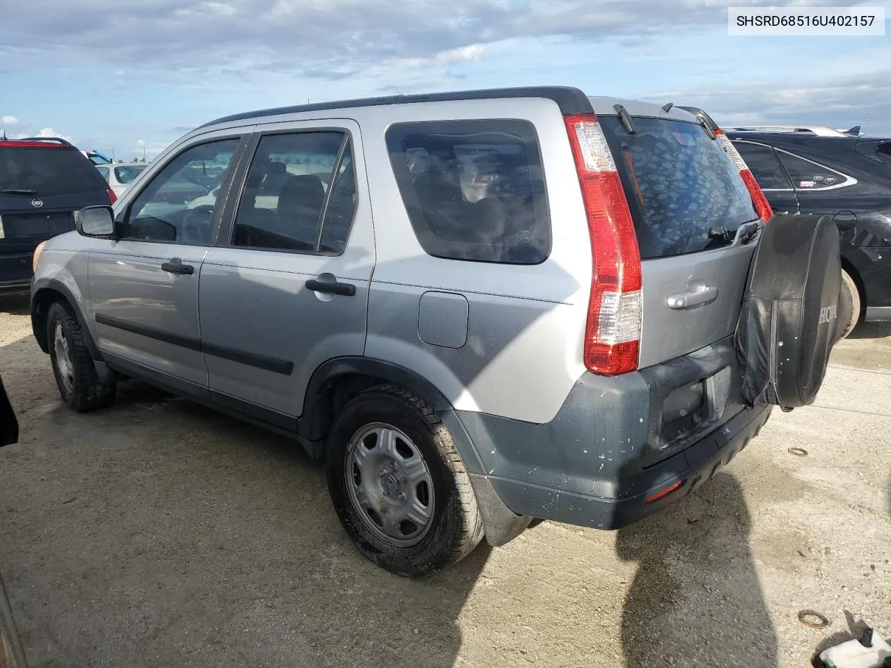 2006 Honda Cr-V Lx VIN: SHSRD68516U402157 Lot: 74983564