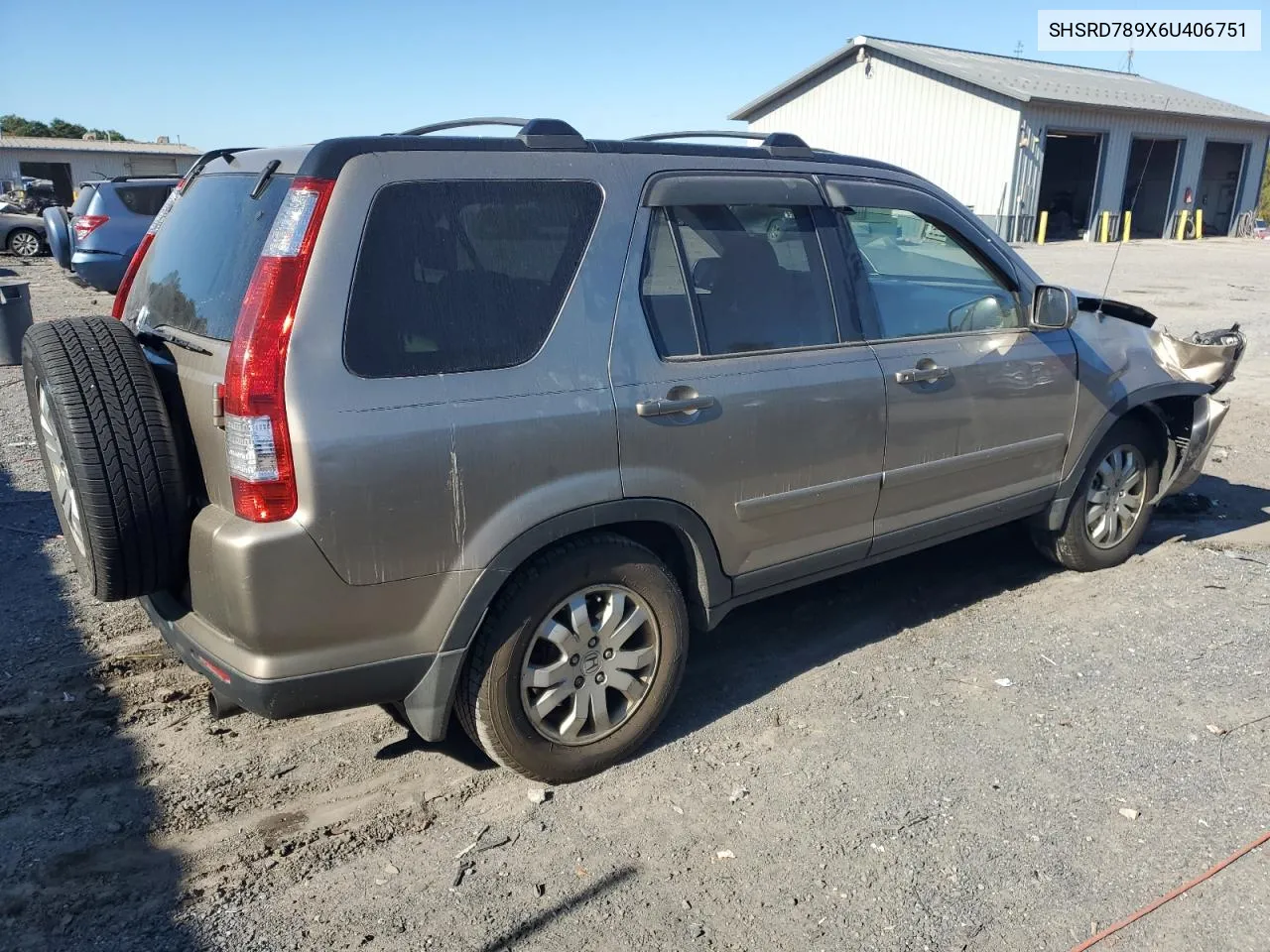 2006 Honda Cr-V Se VIN: SHSRD789X6U406751 Lot: 75549474