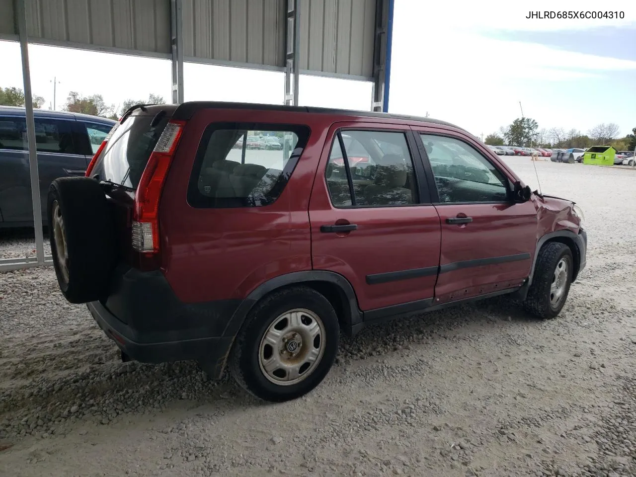 2006 Honda Cr-V Lx VIN: JHLRD685X6C004310 Lot: 76160864