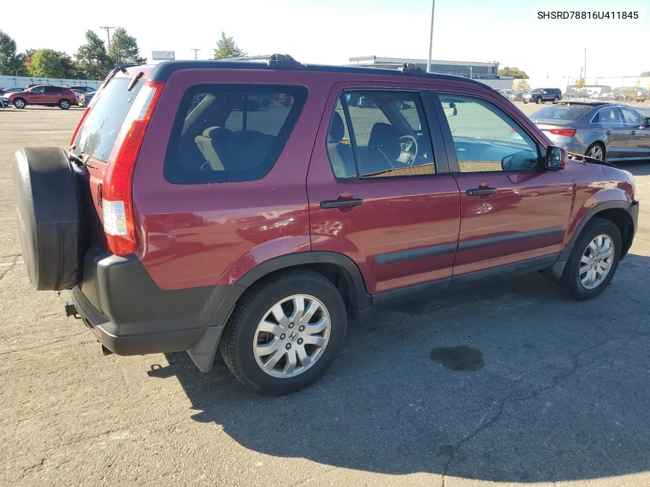 2006 Honda Cr-V Ex VIN: SHSRD78816U411845 Lot: 76161944