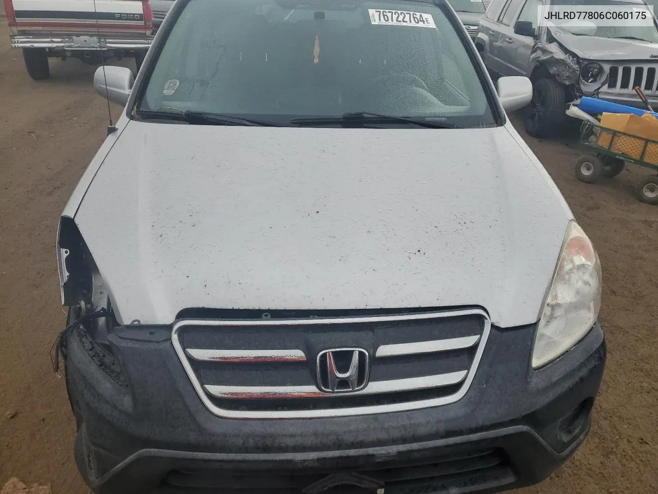 2006 Honda Cr-V Ex VIN: JHLRD77806C060175 Lot: 76722764