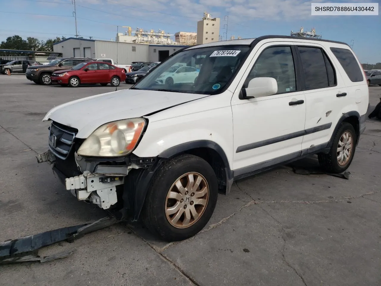 2006 Honda Cr-V Ex VIN: SHSRD78886U430442 Lot: 76787444