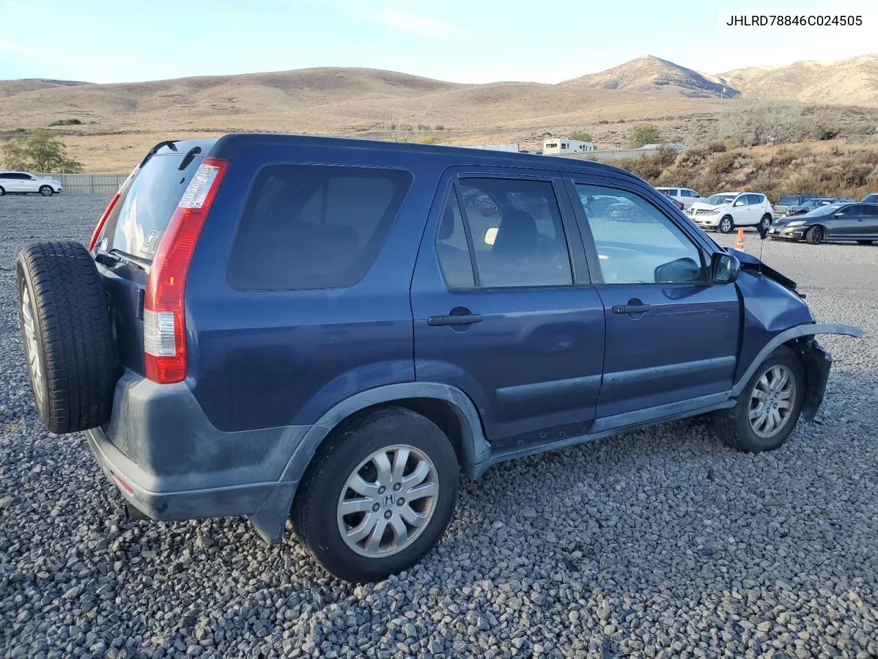 2006 Honda Cr-V Ex VIN: JHLRD78846C024505 Lot: 77148324