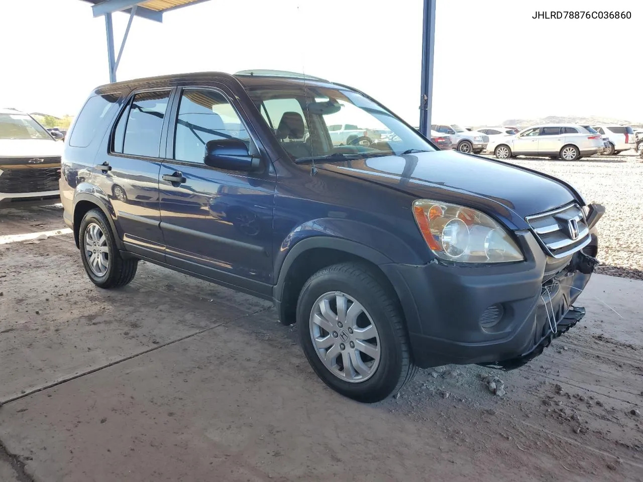 2006 Honda Cr-V Ex VIN: JHLRD78876C036860 Lot: 77221404