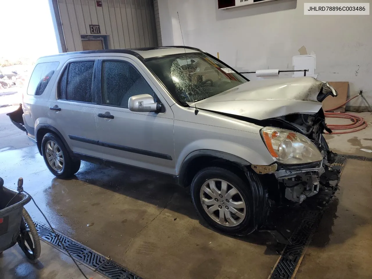 JHLRD78896C003486 2006 Honda Cr-V Ex