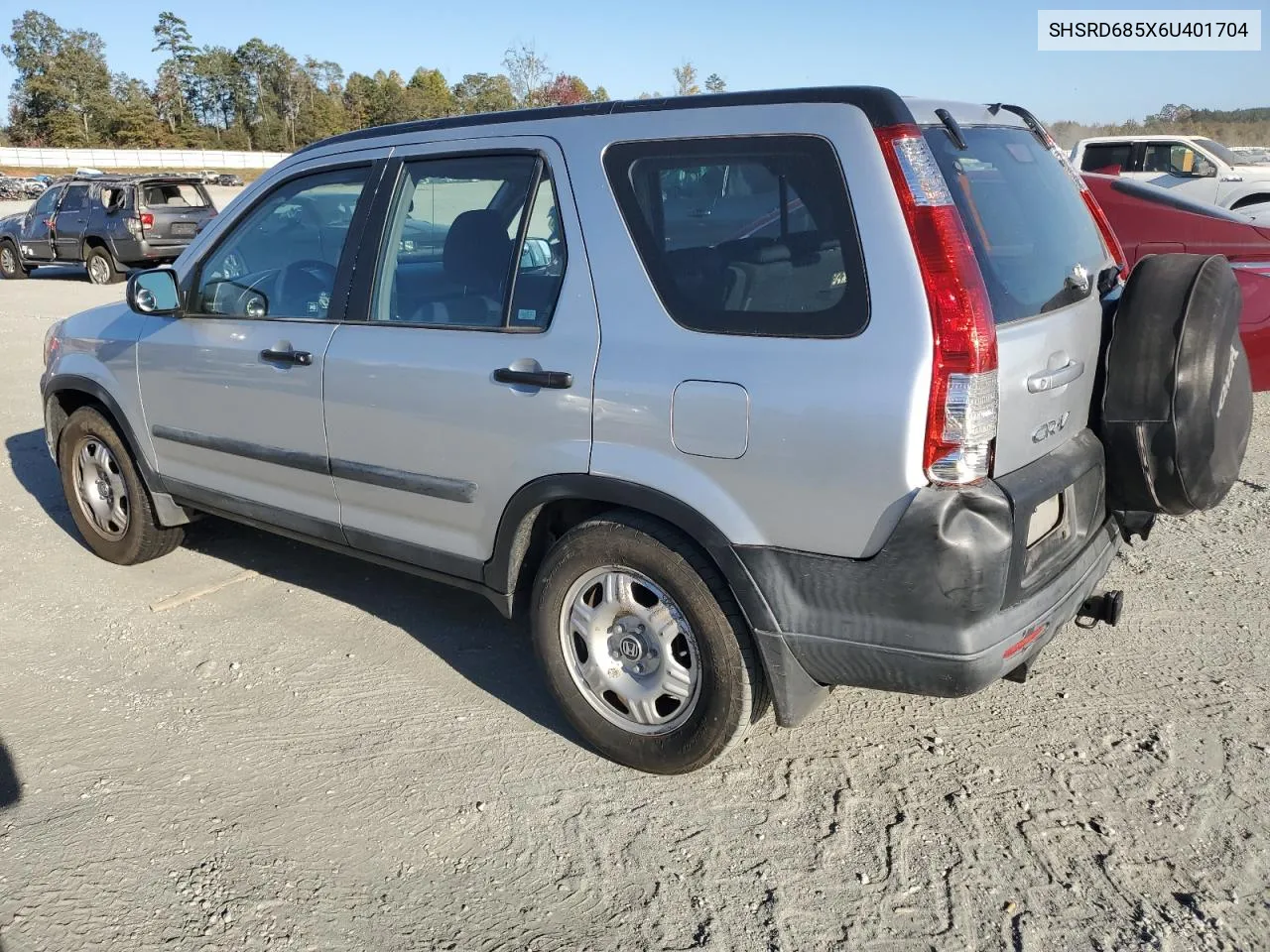 2006 Honda Cr-V Lx VIN: SHSRD685X6U401704 Lot: 77313374