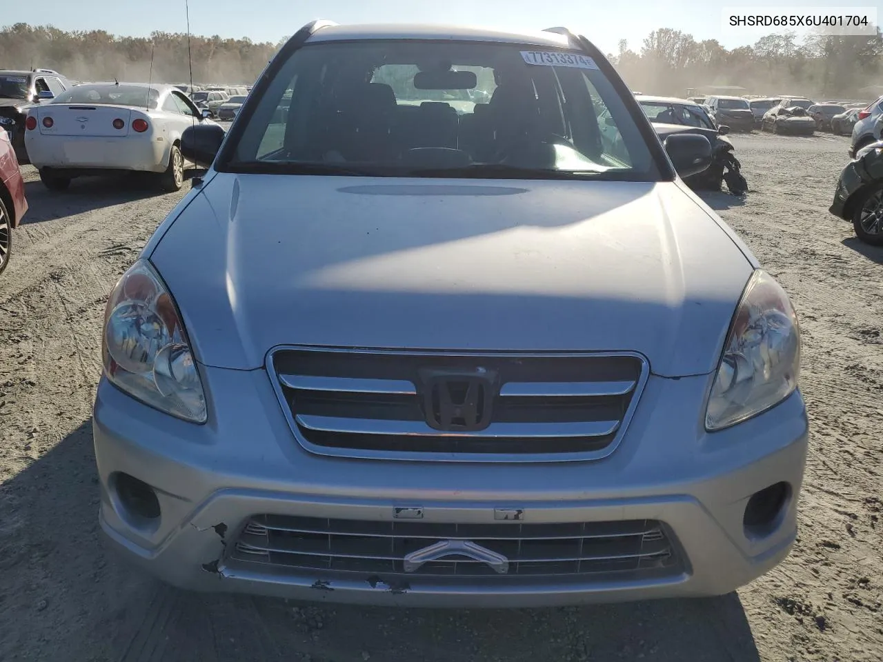 2006 Honda Cr-V Lx VIN: SHSRD685X6U401704 Lot: 77313374