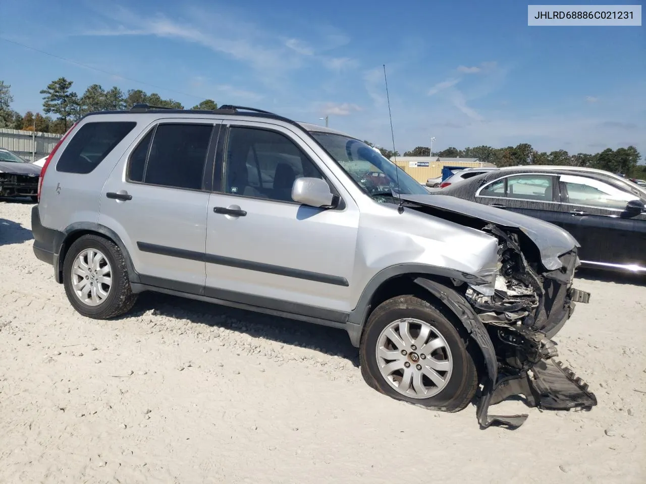 2006 Honda Cr-V Ex VIN: JHLRD68886C021231 Lot: 77908824