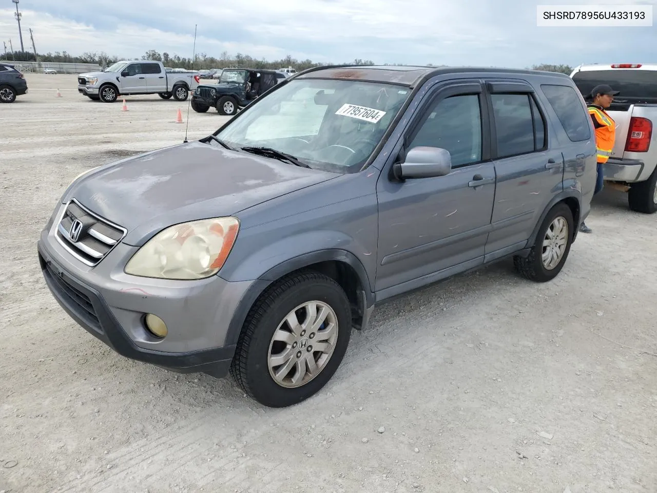 2006 Honda Cr-V Se VIN: SHSRD78956U433193 Lot: 77957604