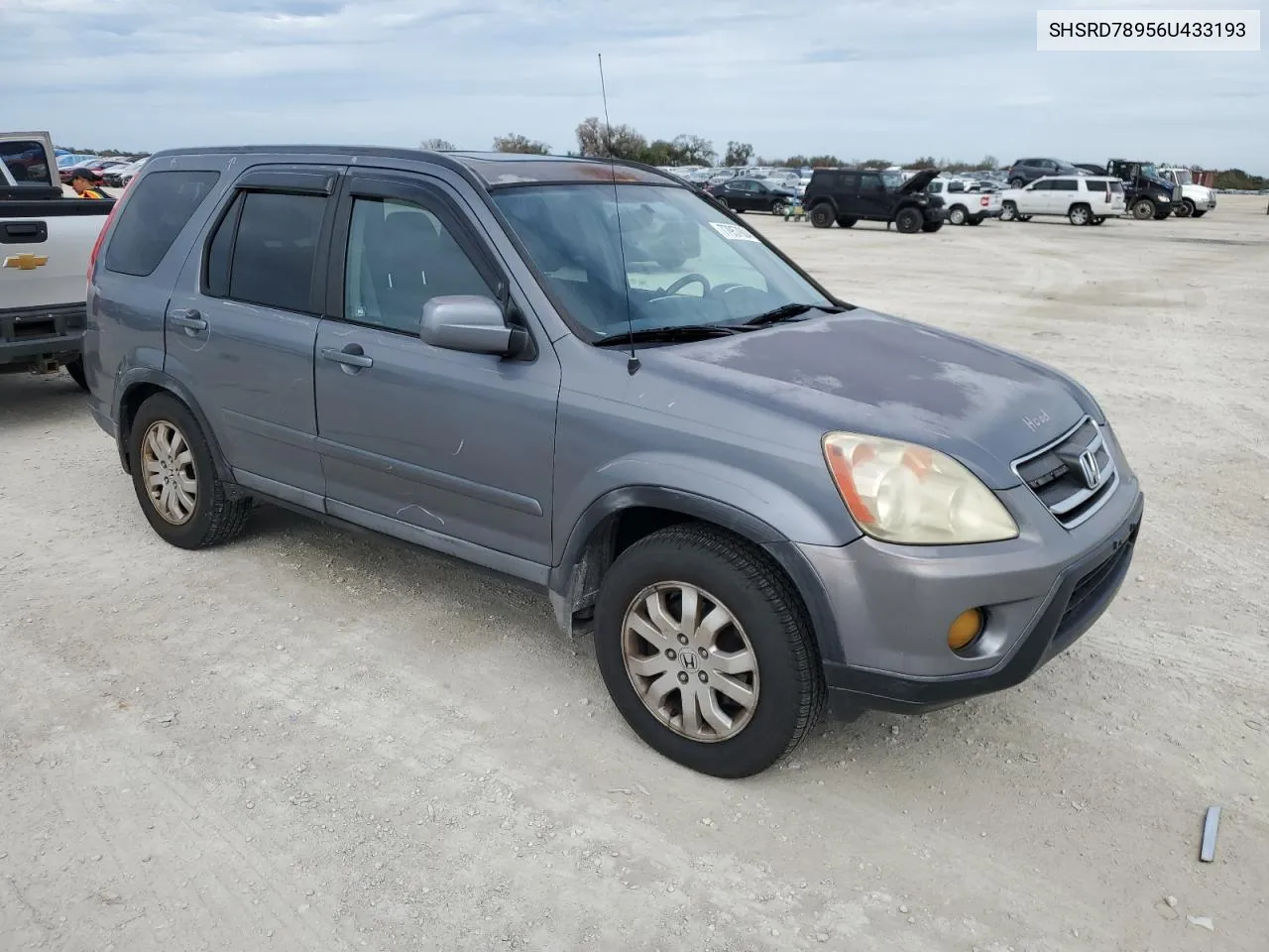 2006 Honda Cr-V Se VIN: SHSRD78956U433193 Lot: 77957604