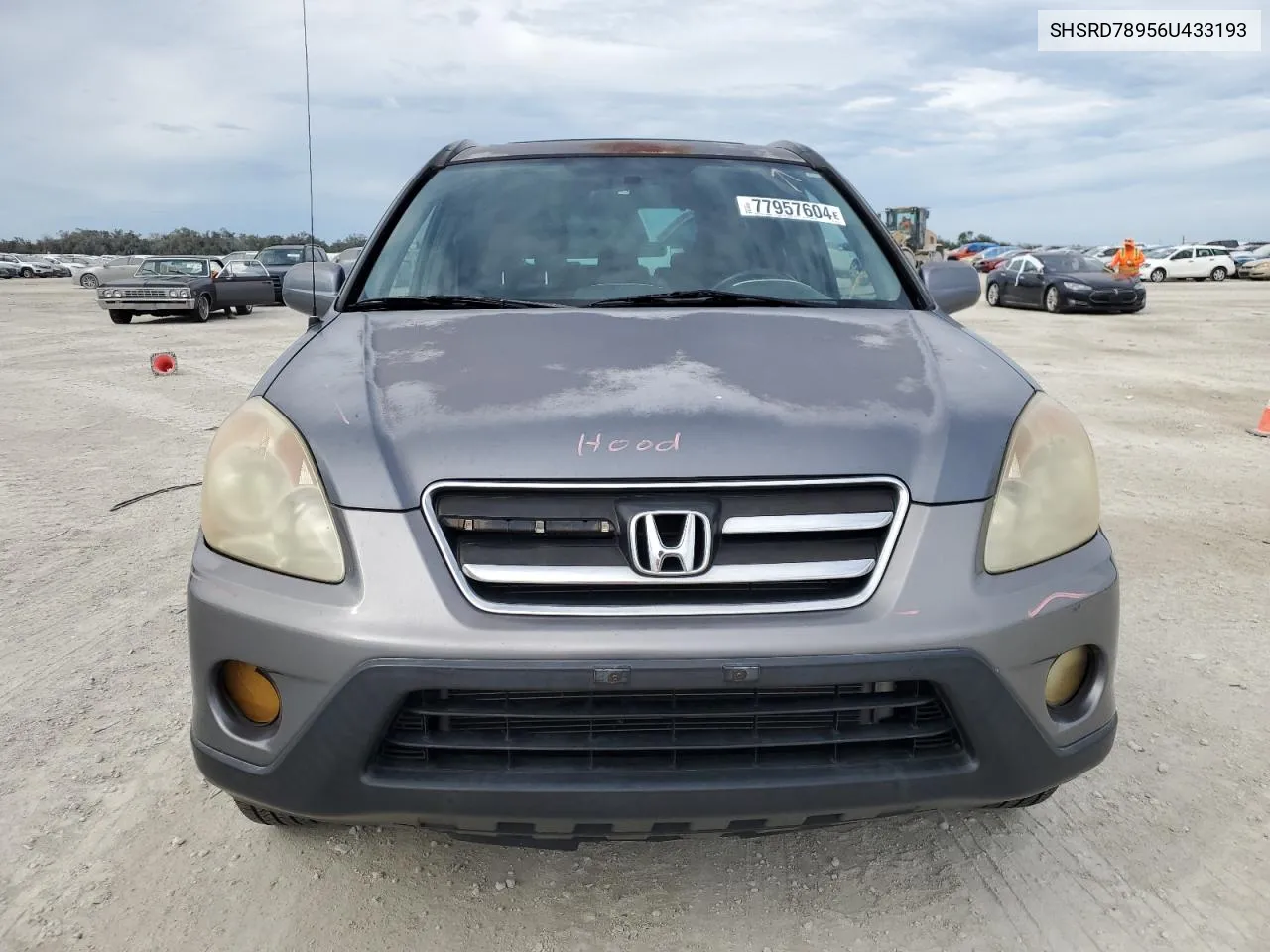 2006 Honda Cr-V Se VIN: SHSRD78956U433193 Lot: 77957604