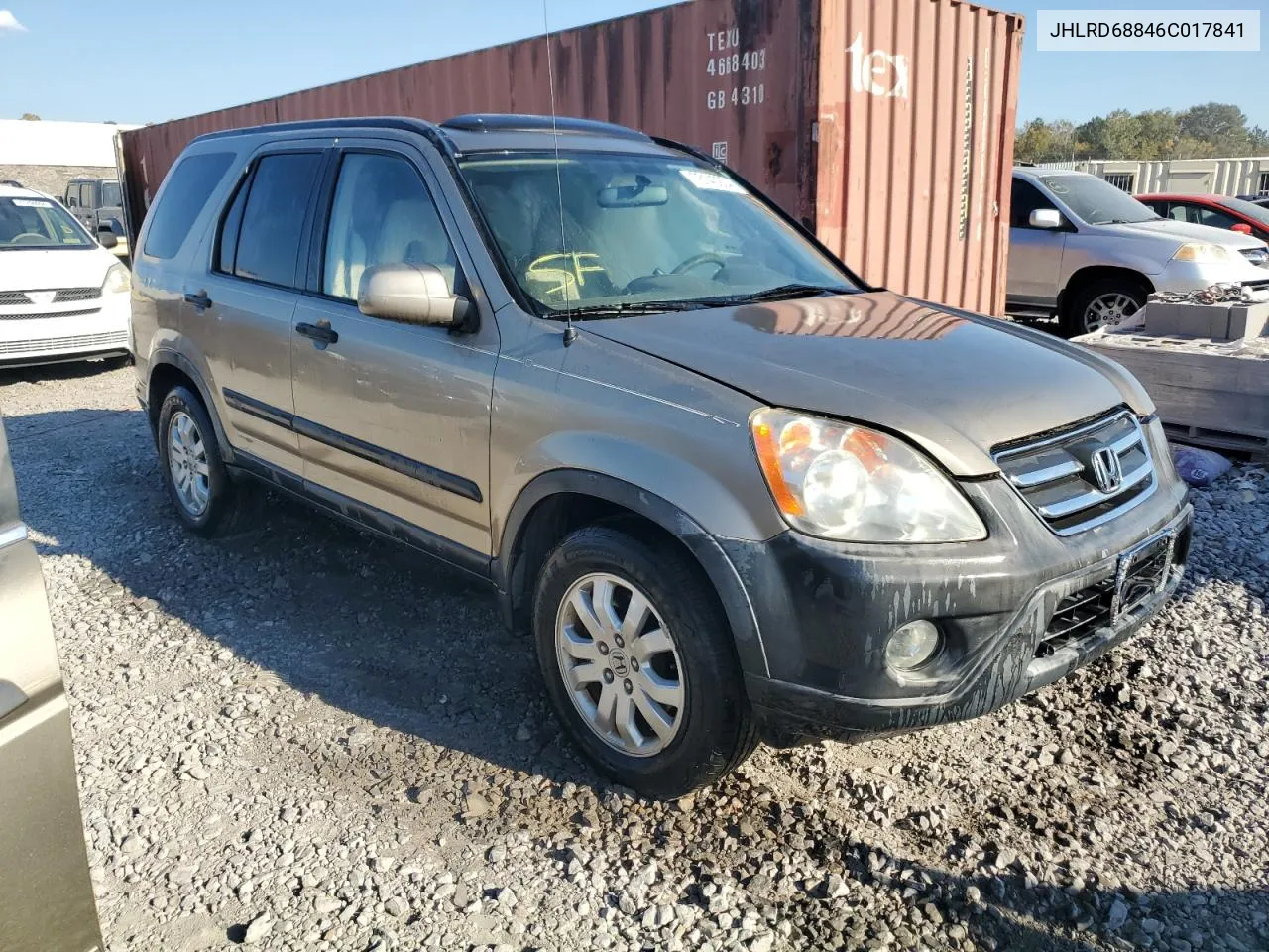 2006 Honda Cr-V Ex VIN: JHLRD68846C017841 Lot: 78140234