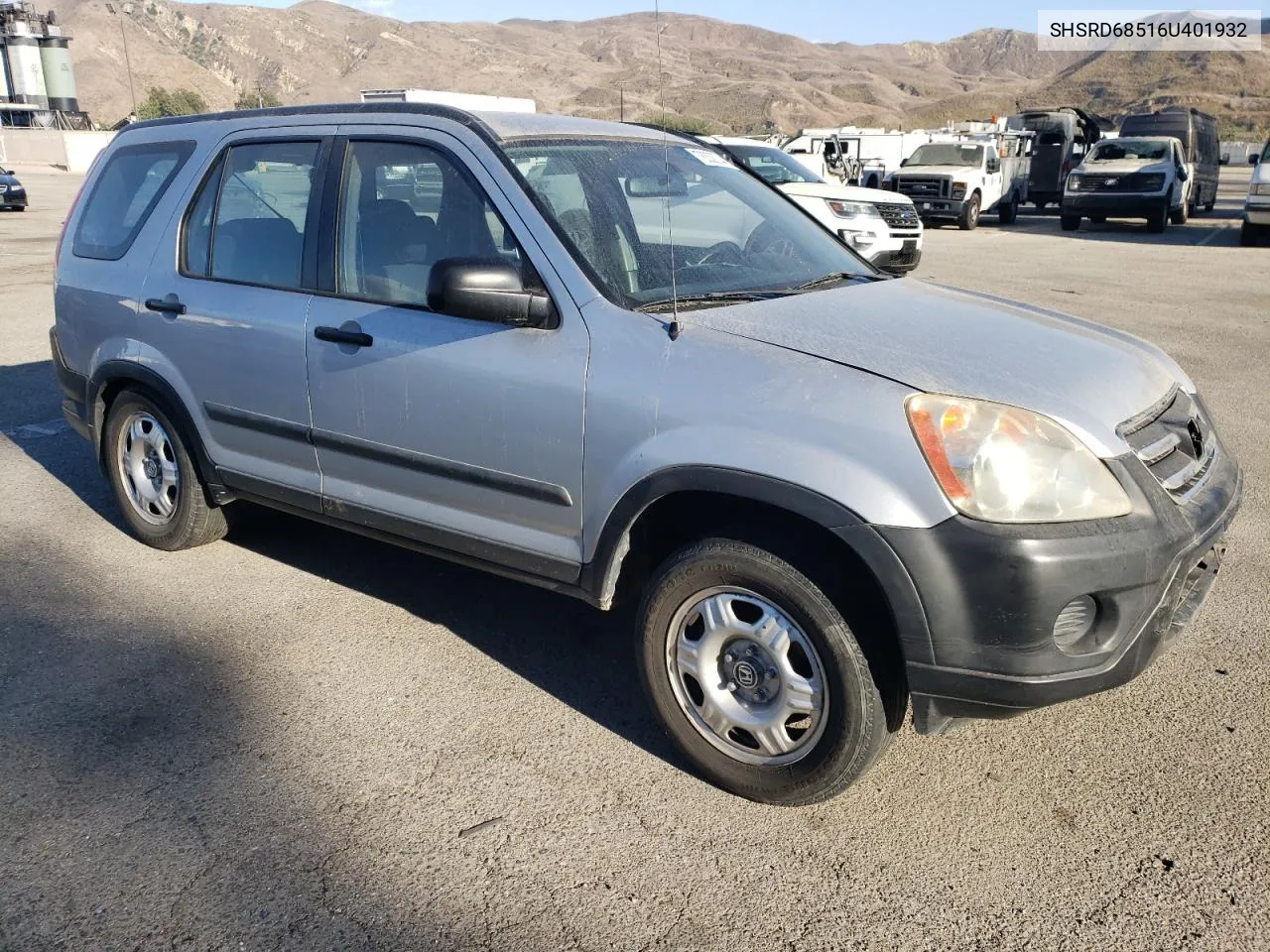 SHSRD68516U401932 2006 Honda Cr-V Lx