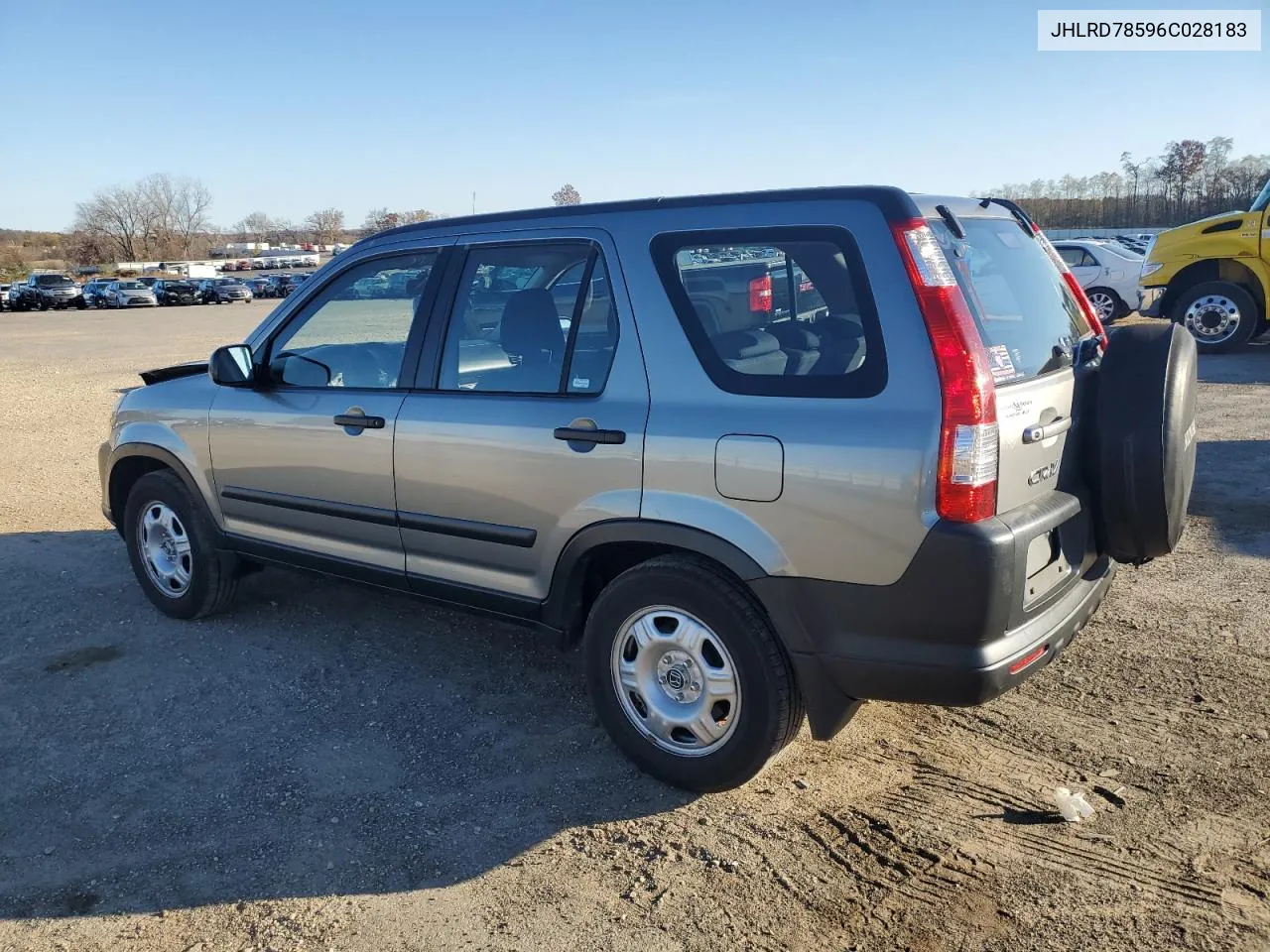 2006 Honda Cr-V Lx VIN: JHLRD78596C028183 Lot: 79114704