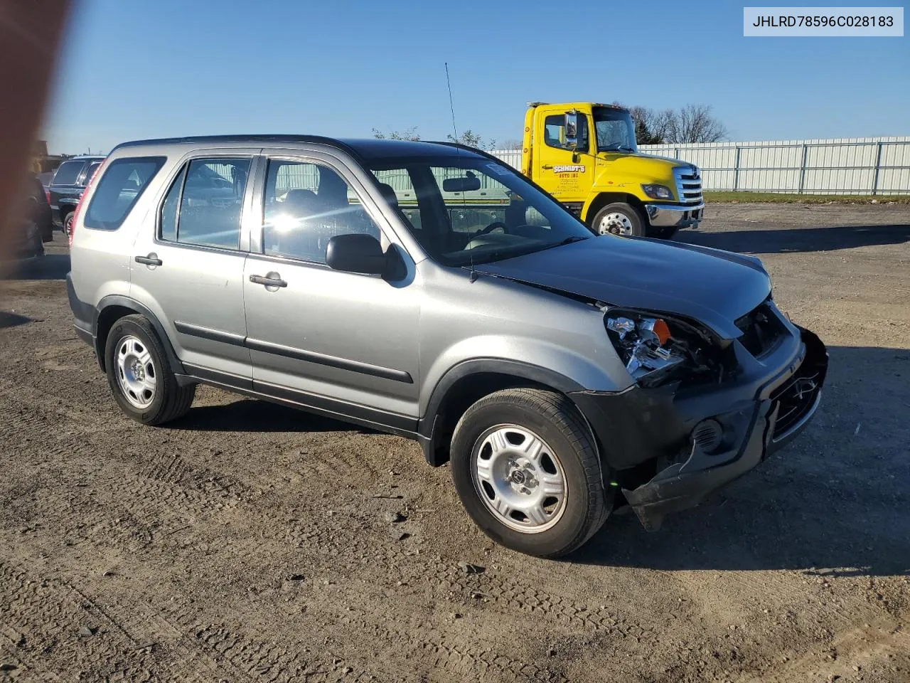 2006 Honda Cr-V Lx VIN: JHLRD78596C028183 Lot: 79114704