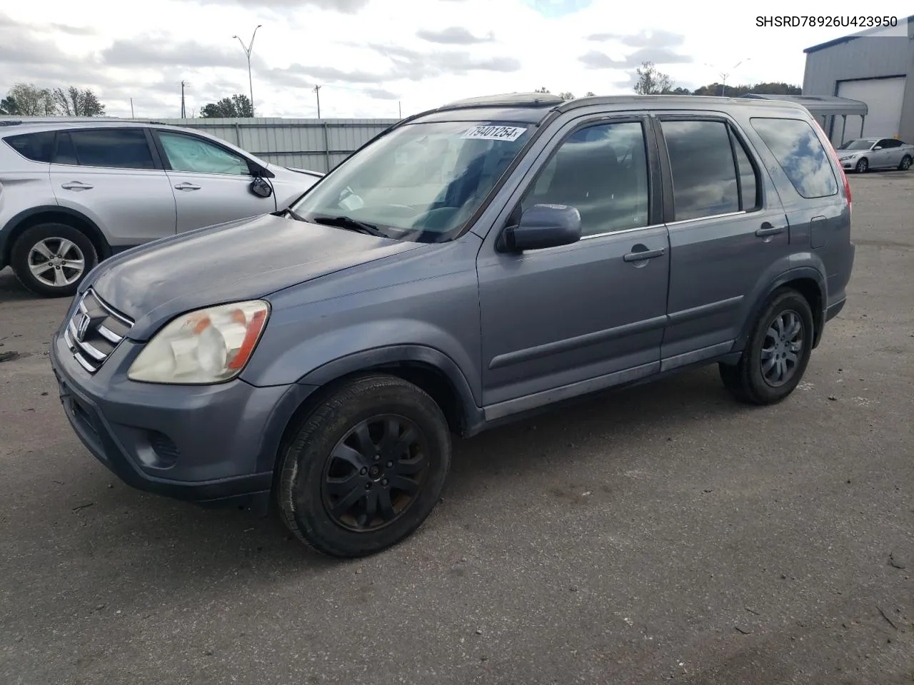 2006 Honda Cr-V Se VIN: SHSRD78926U423950 Lot: 79401254