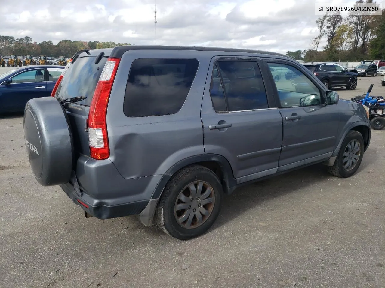 2006 Honda Cr-V Se VIN: SHSRD78926U423950 Lot: 79401254