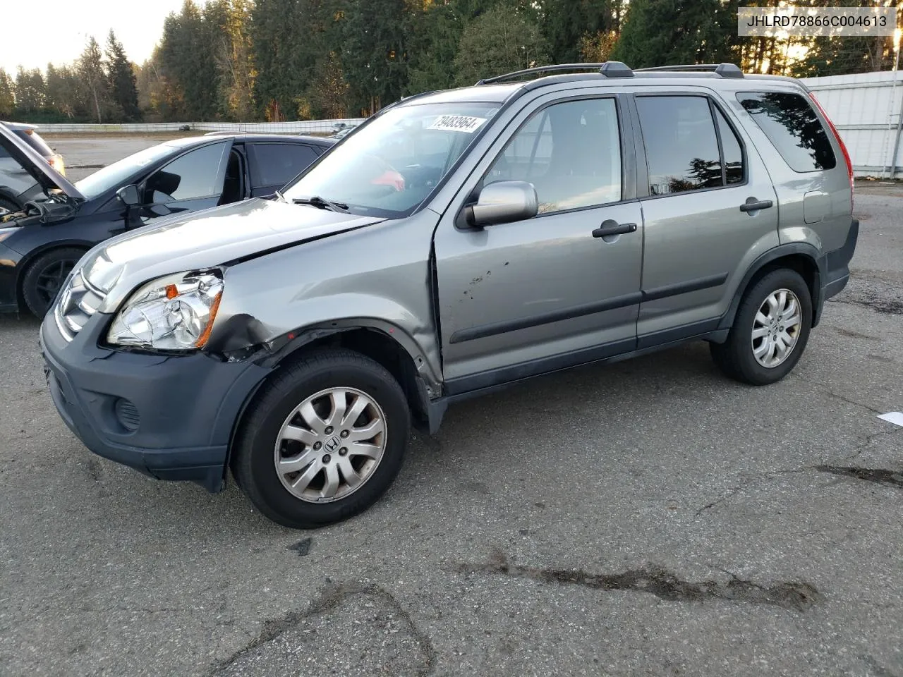 2006 Honda Cr-V Ex VIN: JHLRD78866C004613 Lot: 79483964