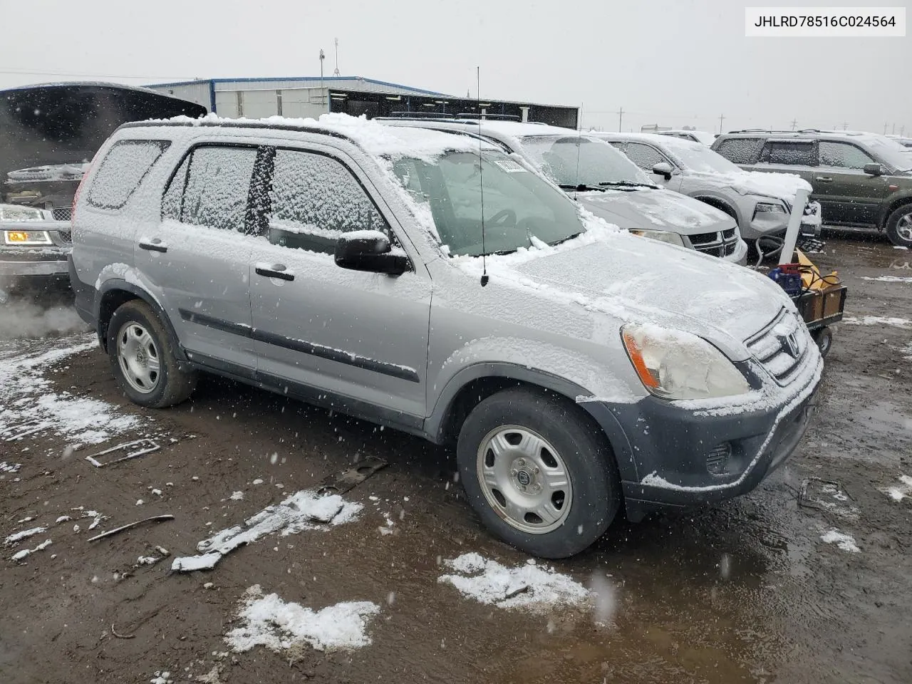 2006 Honda Cr-V Lx VIN: JHLRD78516C024564 Lot: 79872084