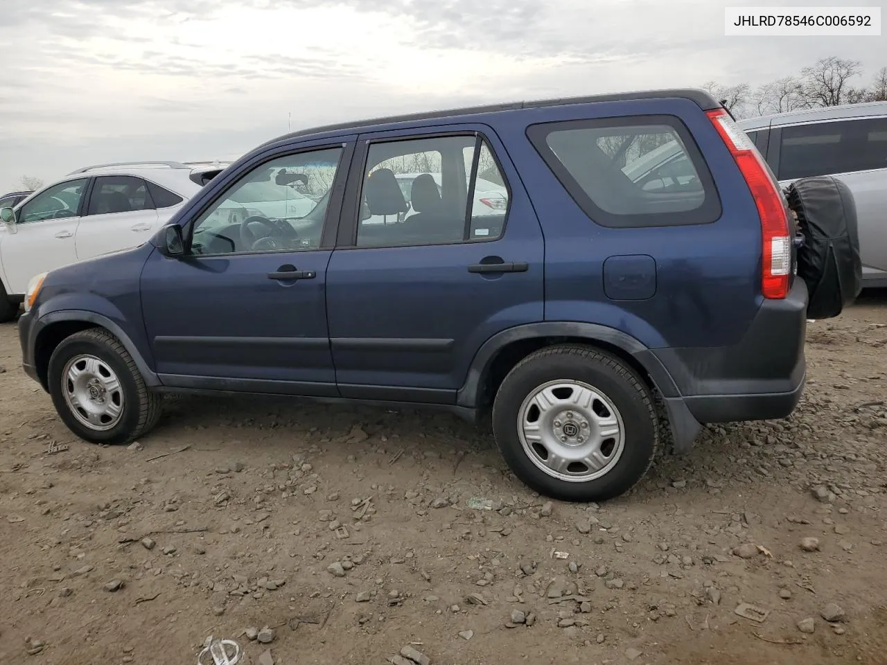 2006 Honda Cr-V Lx VIN: JHLRD78546C006592 Lot: 80229894