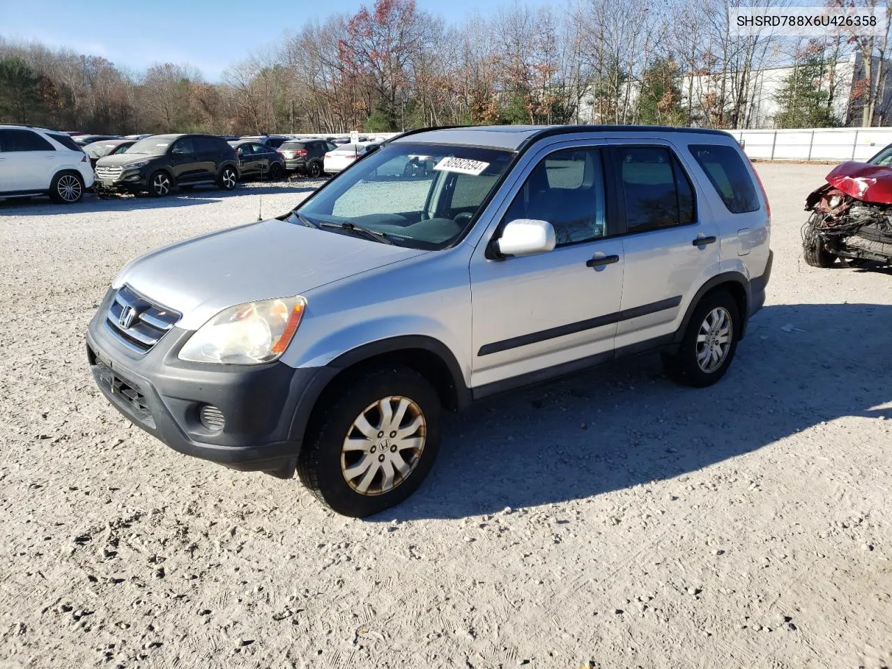 2006 Honda Cr-V Ex VIN: SHSRD788X6U426358 Lot: 80982694