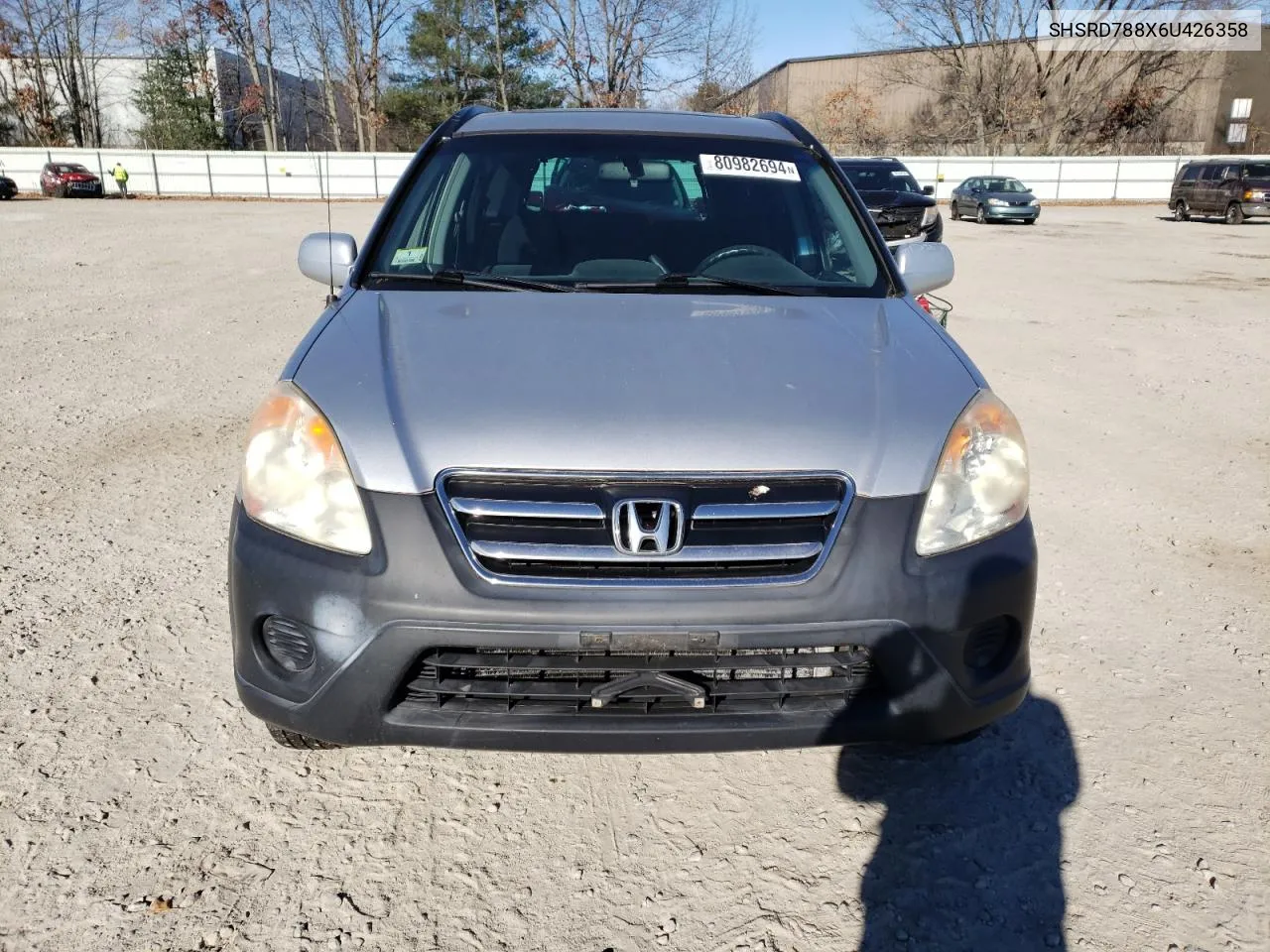 2006 Honda Cr-V Ex VIN: SHSRD788X6U426358 Lot: 80982694