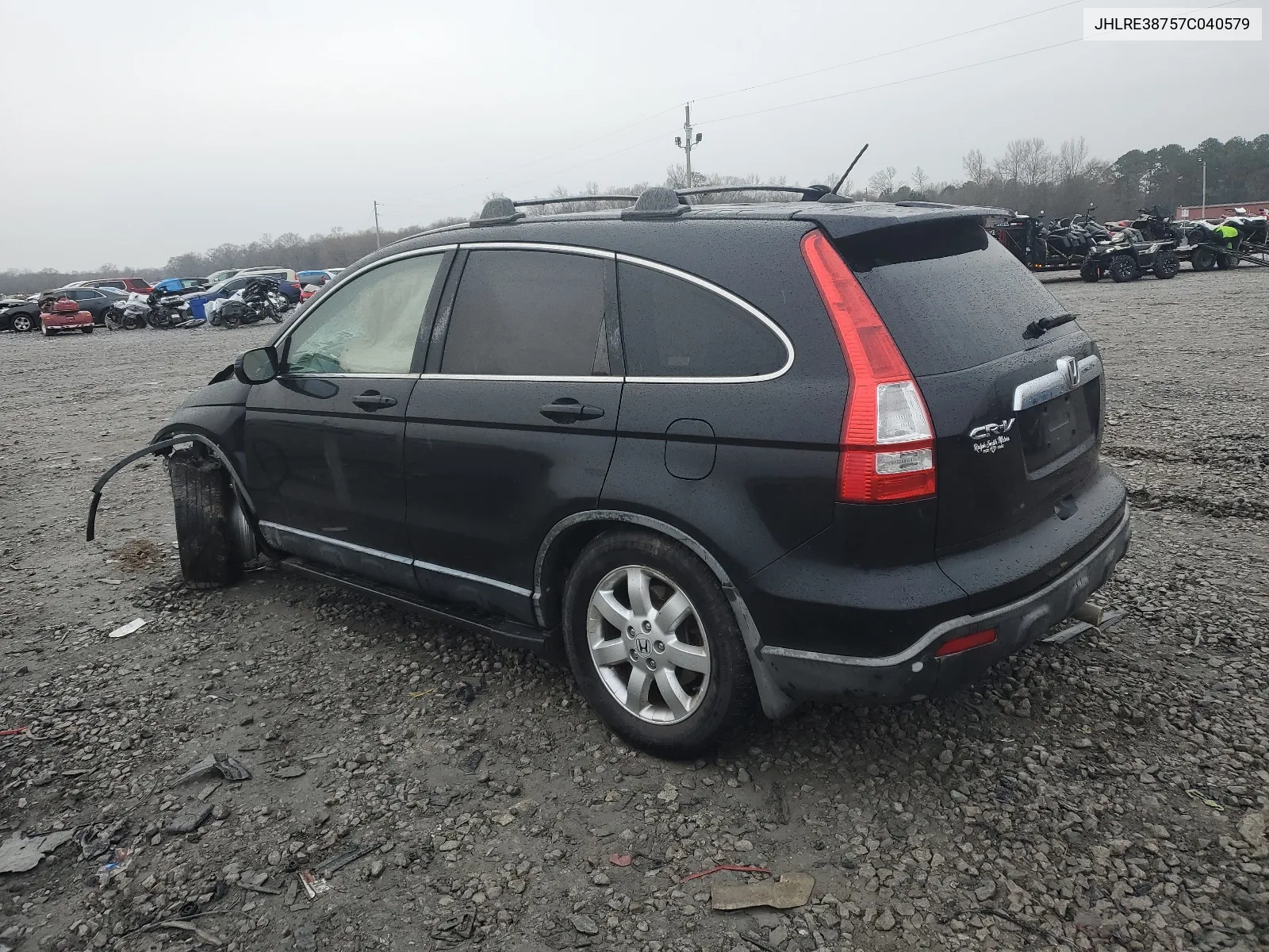 2007 Honda Cr-V Exl VIN: JHLRE38757C040579 Lot: 36890724