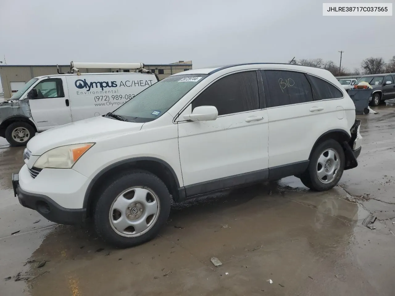 2007 Honda Cr-V Exl VIN: JHLRE38717C037565 Lot: 39729744