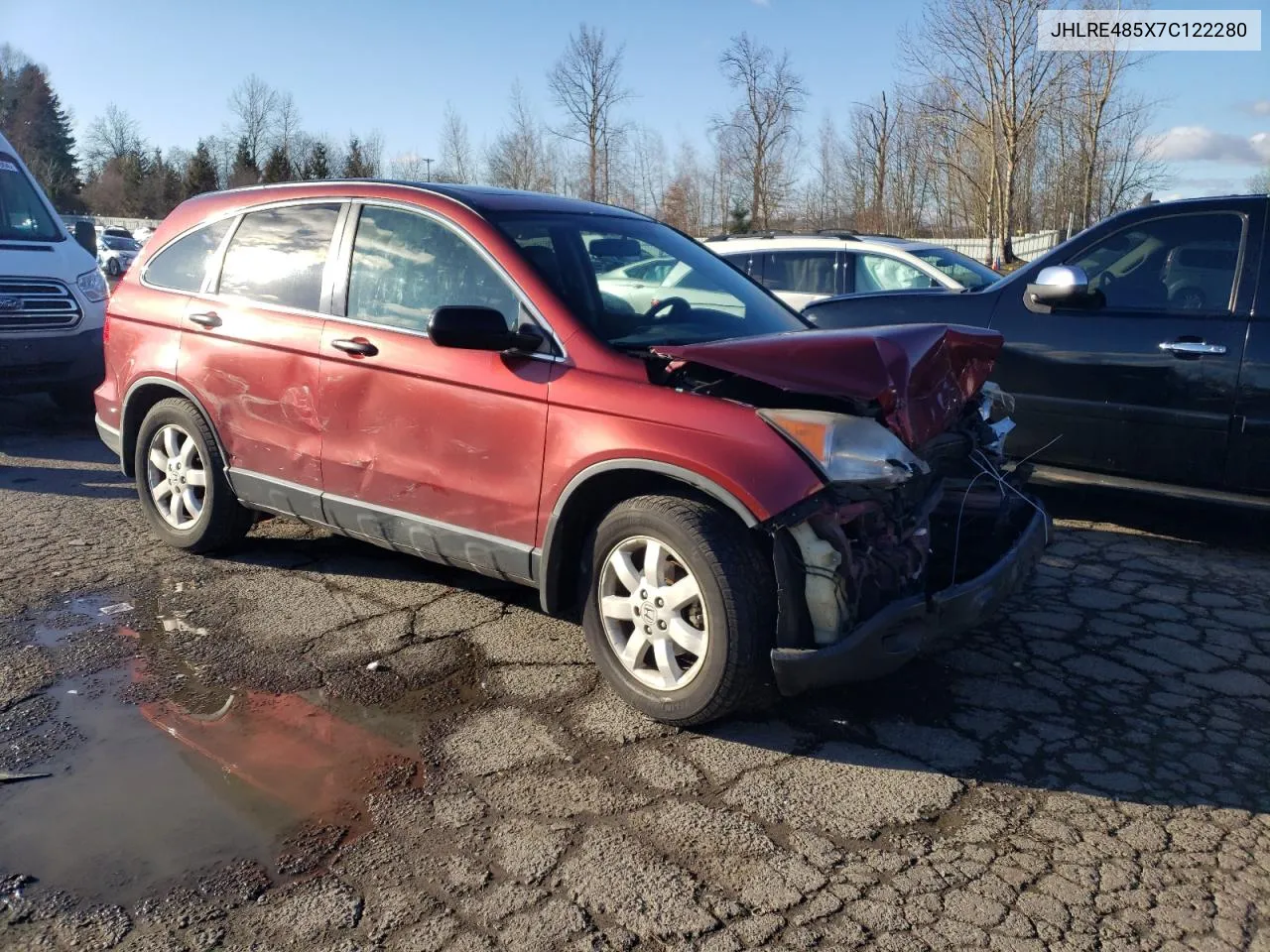 JHLRE485X7C122280 2007 Honda Cr-V Ex