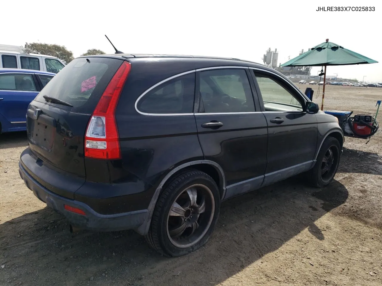 2007 Honda Cr-V Lx VIN: JHLRE383X7C025833 Lot: 48100204