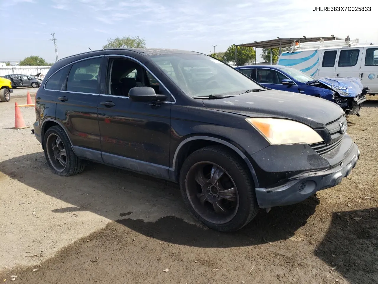 2007 Honda Cr-V Lx VIN: JHLRE383X7C025833 Lot: 48100204