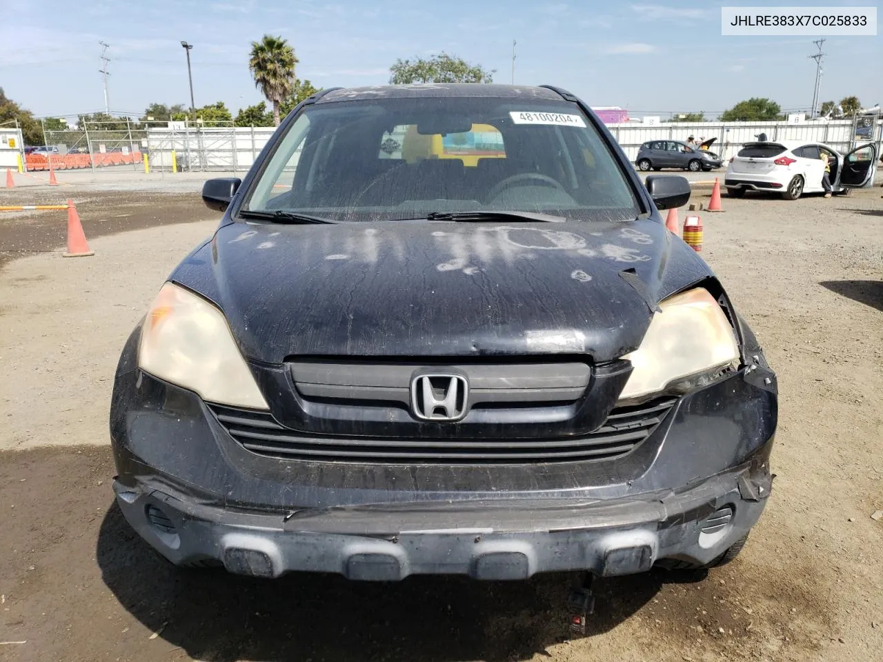 2007 Honda Cr-V Lx VIN: JHLRE383X7C025833 Lot: 48100204