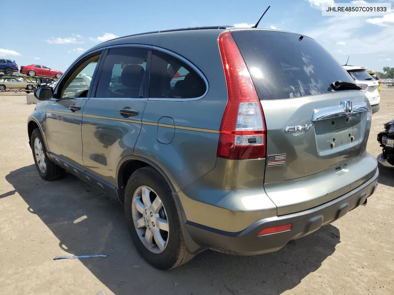 JHLRE48507C091833 2007 Honda Cr-V Ex