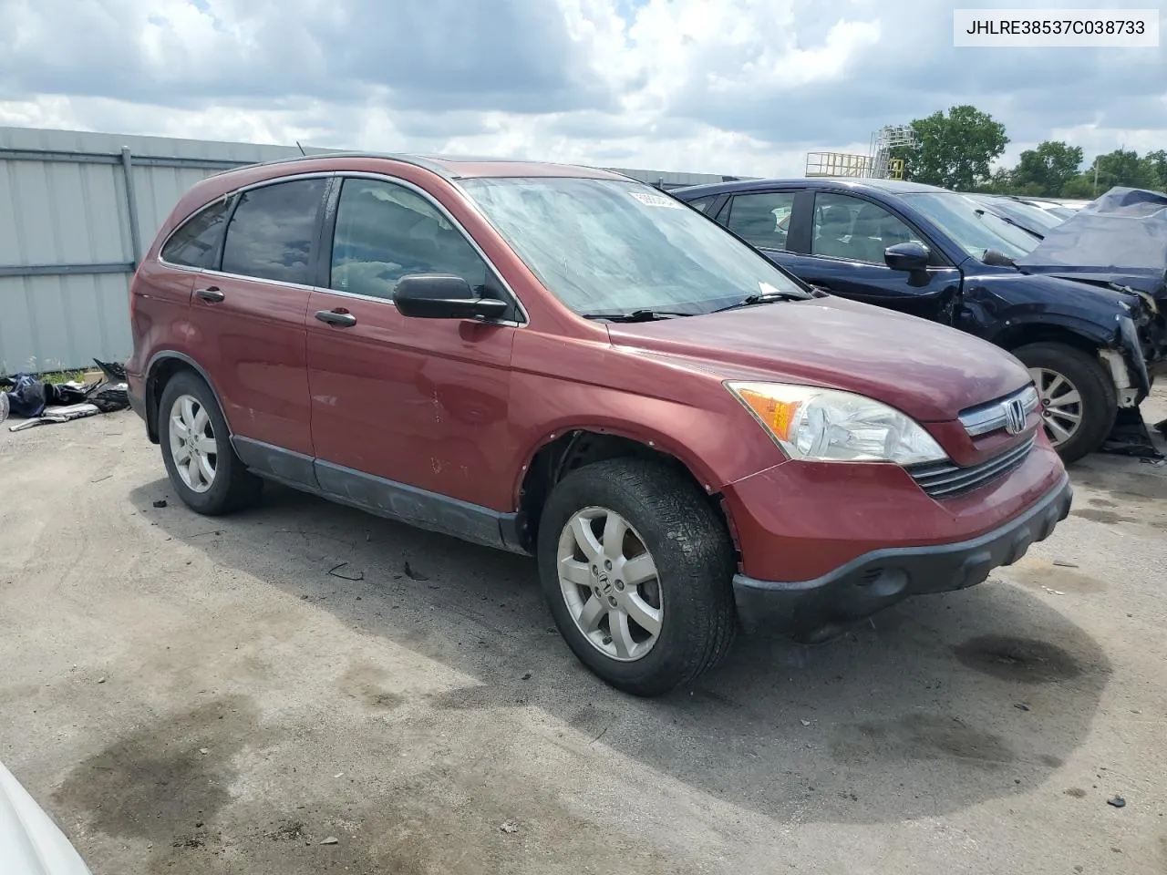 JHLRE38537C038733 2007 Honda Cr-V Ex