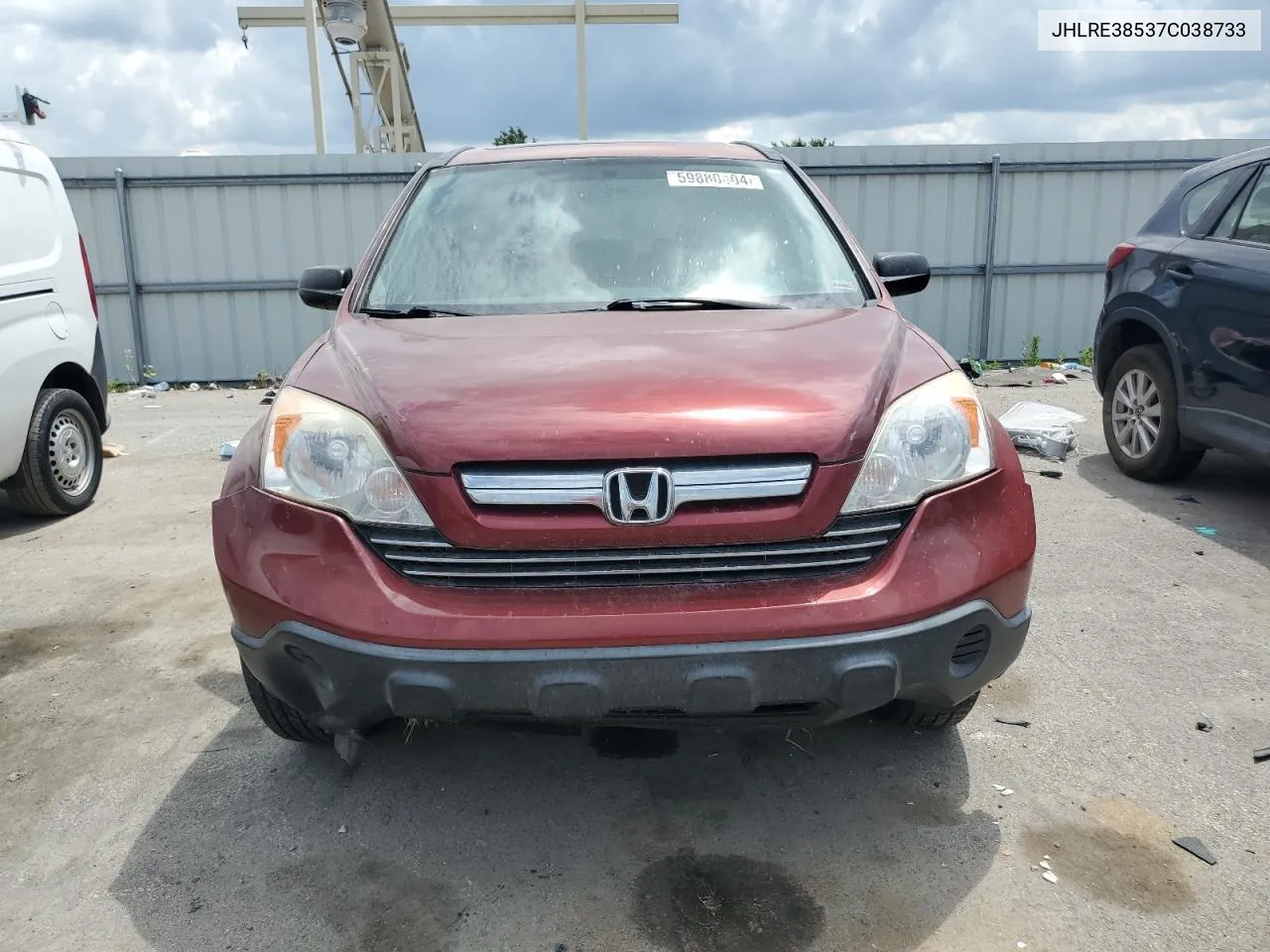 JHLRE38537C038733 2007 Honda Cr-V Ex