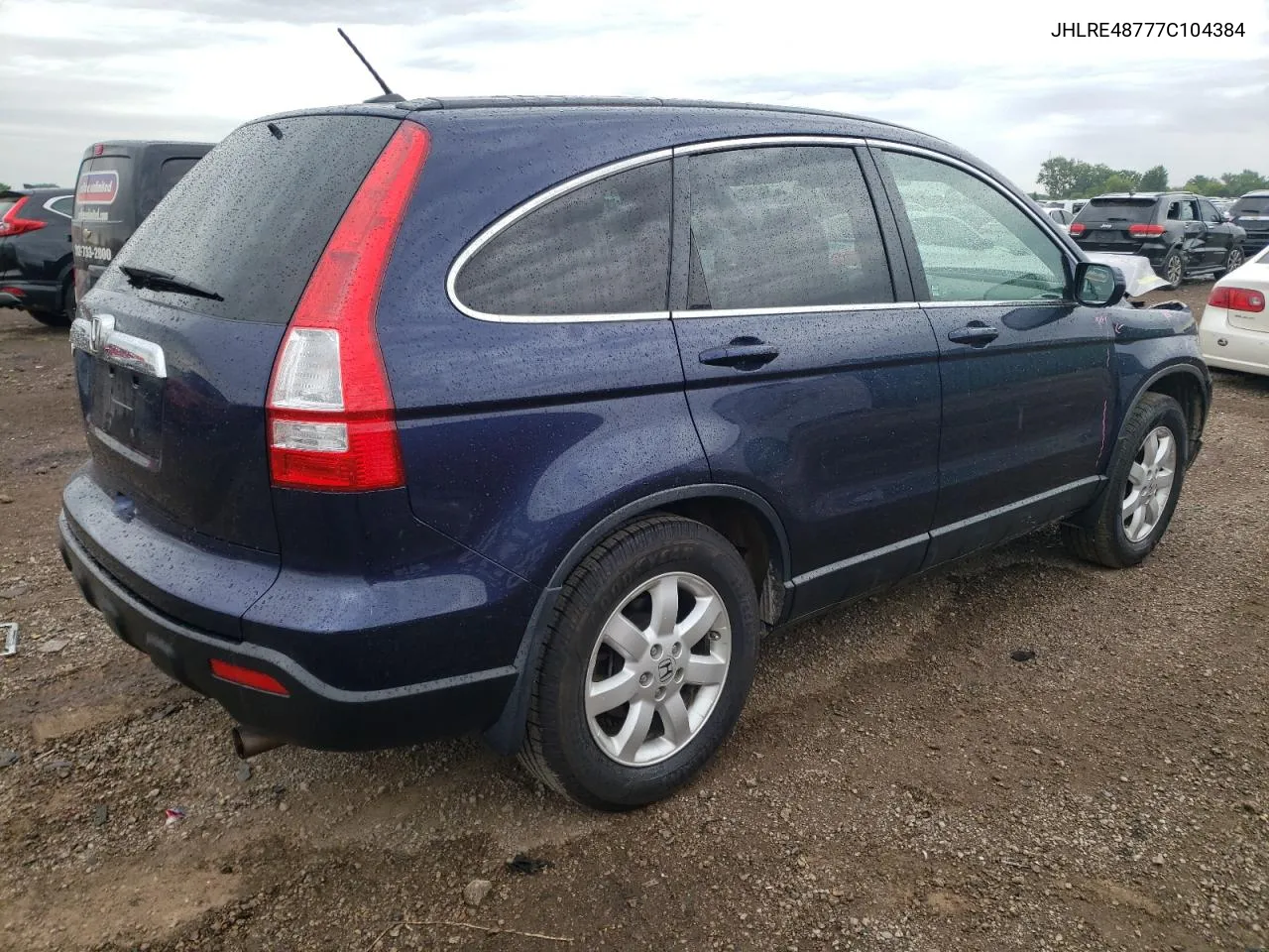 2007 Honda Cr-V Exl VIN: JHLRE48777C104384 Lot: 61235384