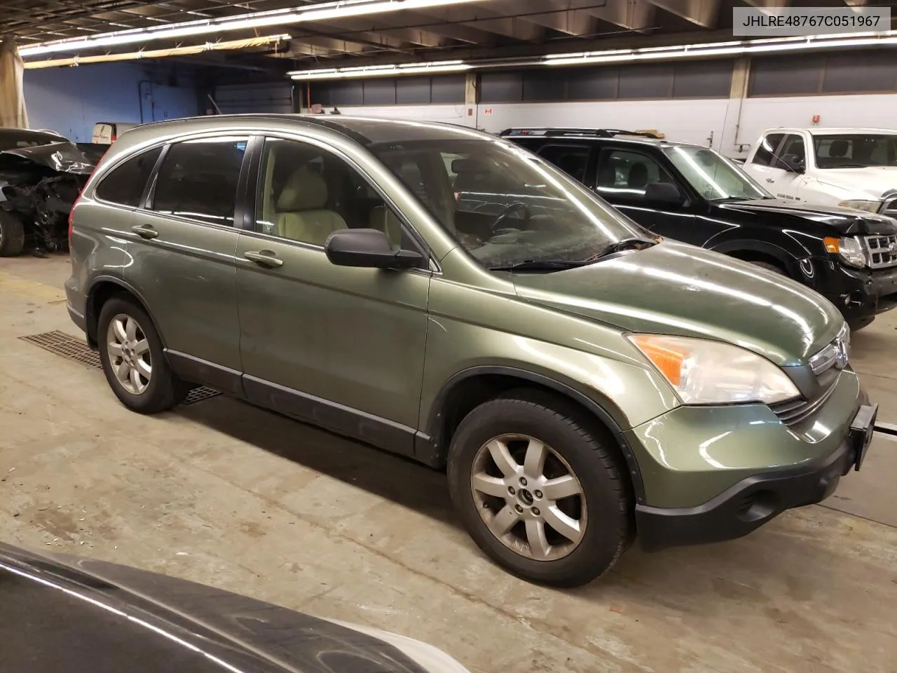 2007 Honda Cr-V Exl VIN: JHLRE48767C051967 Lot: 62751344